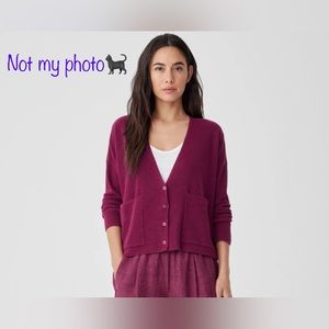 Eileen Fisher Organic cotton & organic linen new cardigan. Size 3X